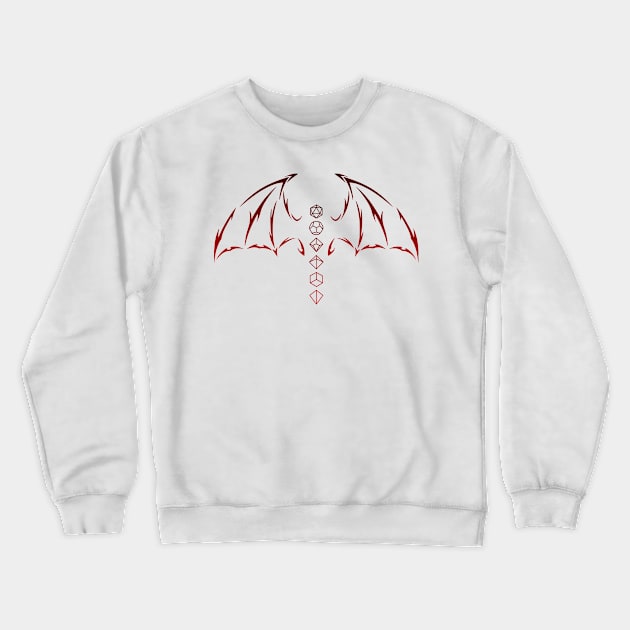 dragonic dice Crewneck Sweatshirt by katanaballs